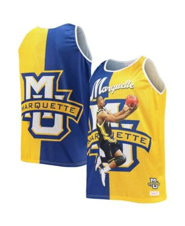 Mitchell & Ness Men's Mitchell & Ness Dwyane Wade Navy Marquette Golden  Eagles 2002/03 Authentic Throwback College Jersey