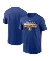 Nike Men's White Milwaukee Brewers Team T-shirt - Macy's