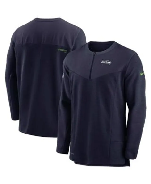 Nike Men's Nike Blue Detroit Lions Sideline Half-Zip UV