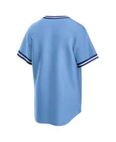 Nike Men's George Brett Light Blue Kansas City Royals Road Cooperstown  Collection Player Jersey