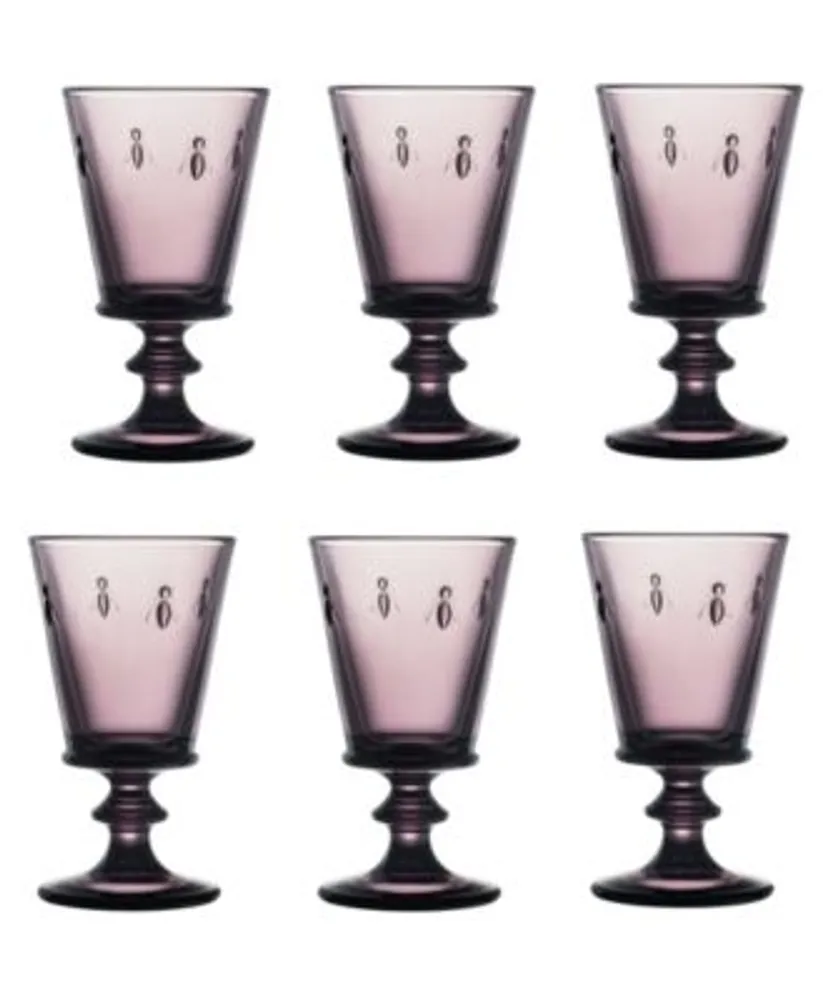 La Rochere Set of 6 9-Ounce Napoleon Bee Wine Glasses