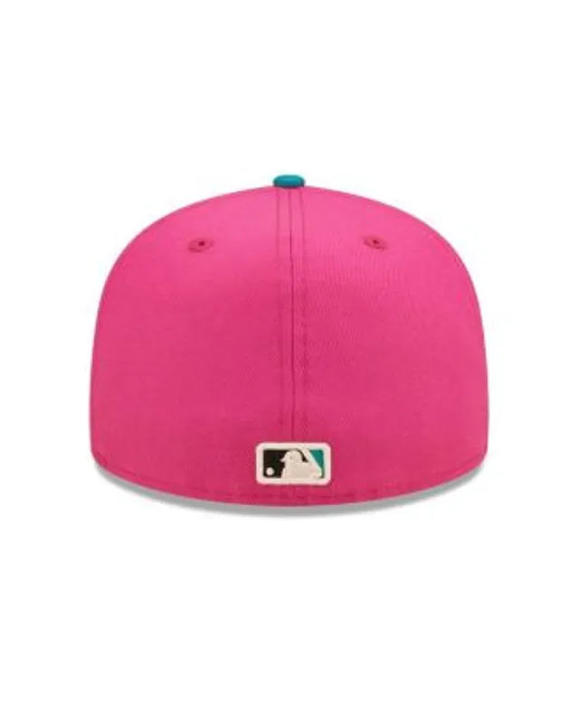 Men's New Era Black/Pink Los Angeles Dodgers 1981 World Series Champions Passion 59FIFTY Fitted Hat