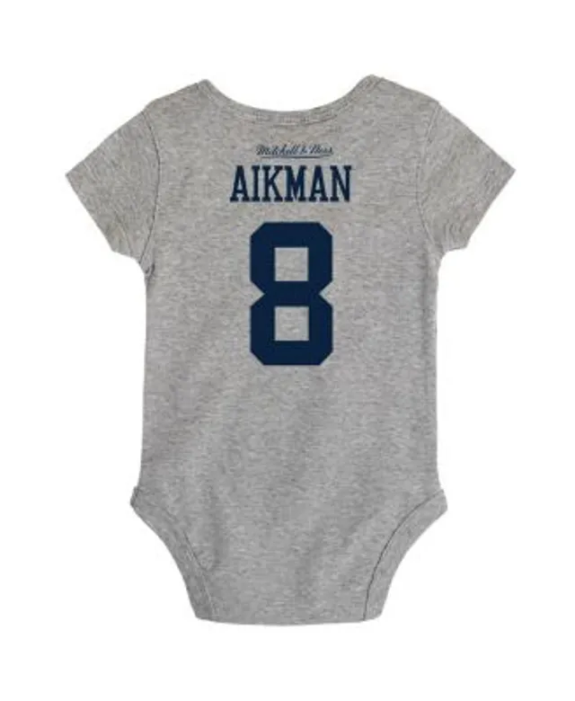 Youth Mitchell & Ness Troy Aikman Navy Dallas Cowboys Retired