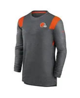 Men's Nike Brown Cleveland Browns Performance Sideline Lockup Full