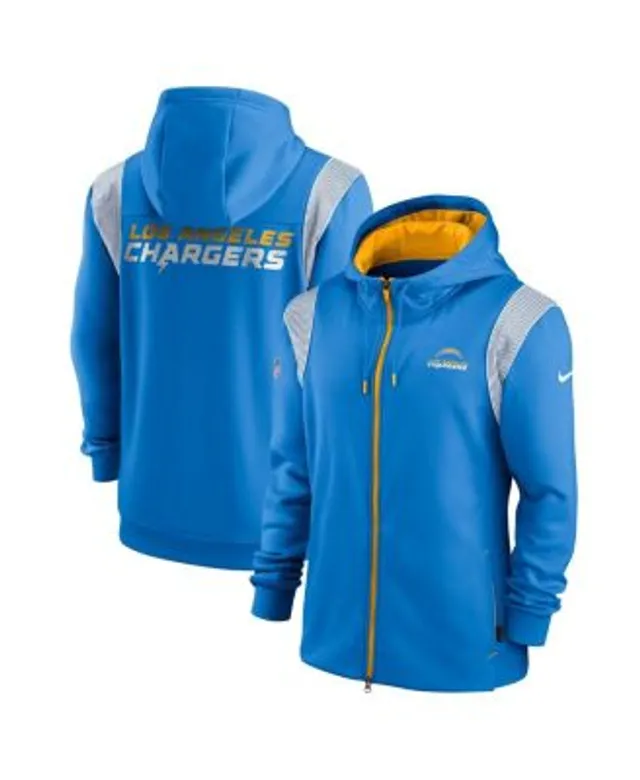 Nike Men's Los Angeles Chargers Sideline Therma-FIT Pullover Hoodie - Blue - XXXL Each