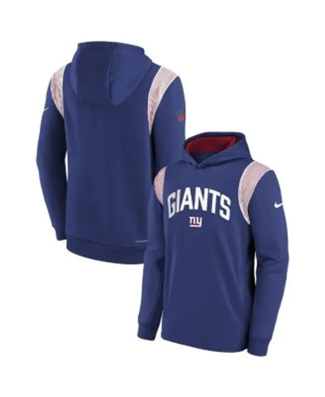 Nike Youth Boys Royal New York Giants Sideline Fleece Performance Pullover  Hoodie