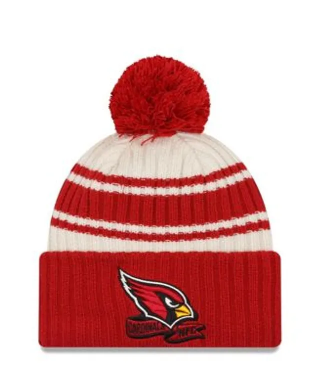 New Era Men's Black Arizona Cardinals 2022 Sideline Ink Dye Tonal Cuffed Knit  Hat