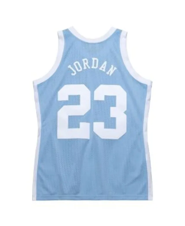 Men's Mitchell & Ness Michael Jordan White North Carolina Tar Heels 1983/84  Authentic Retired Player Jersey