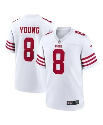 Men's Mitchell & Ness Steve Young Black San Francisco 49ers Retired Player Name Number Mesh Top Size: Small