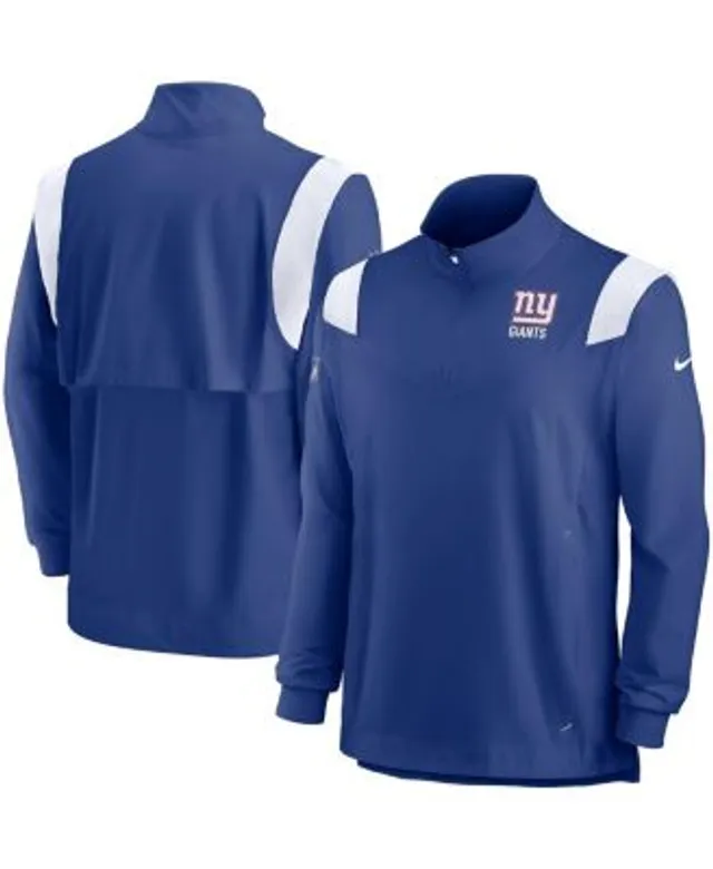 Men's Nike Royal/Red Buffalo Bills Sideline Player Quarter-Zip Hoodie Size: Large