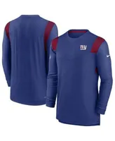 New York Giants Nike Sideline Player UV Performance Long Sleeve T