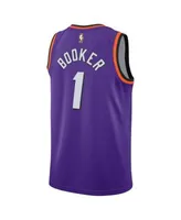 Men's Phoenix Suns Devin Booker Nike Purple Name & Number