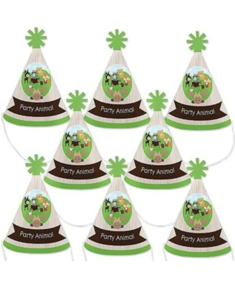 Big Dot of Happiness Woodland Creatures - Mini Cone Baby Shower or