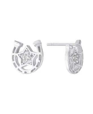 Giani Bernini Cubic Zirconia (1/3 ct. t.w.) Evil Eye Stud Earrings in  Sterling Silver