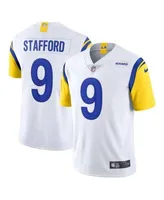 Men's Nike Matthew Stafford Bone Los Angeles Rams Vapor Limited Jersey