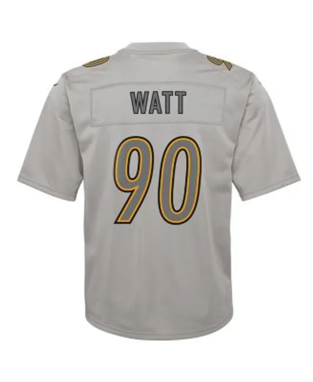 Nike Youth Boys T.J. Watt Gray Pittsburgh Steelers Atmosphere Game Jersey