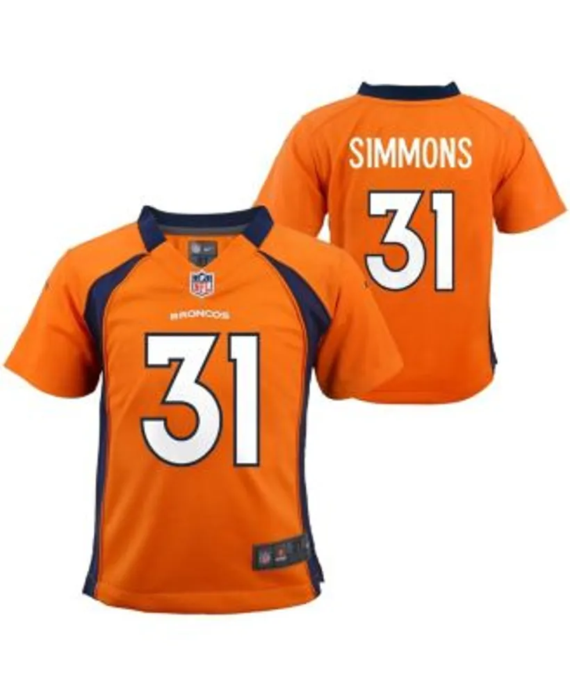 Youth Denver Broncos Justin Simmons Nike Navy Game Jersey