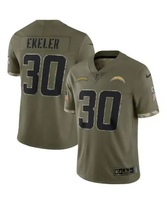 Youth Nike Justin Herbert Olive Los Angeles Chargers 2021 Salute To Service  Game Jersey