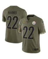 Men's Pittsburgh Steelers Najee Harris Nike White Vapor Limited Jersey