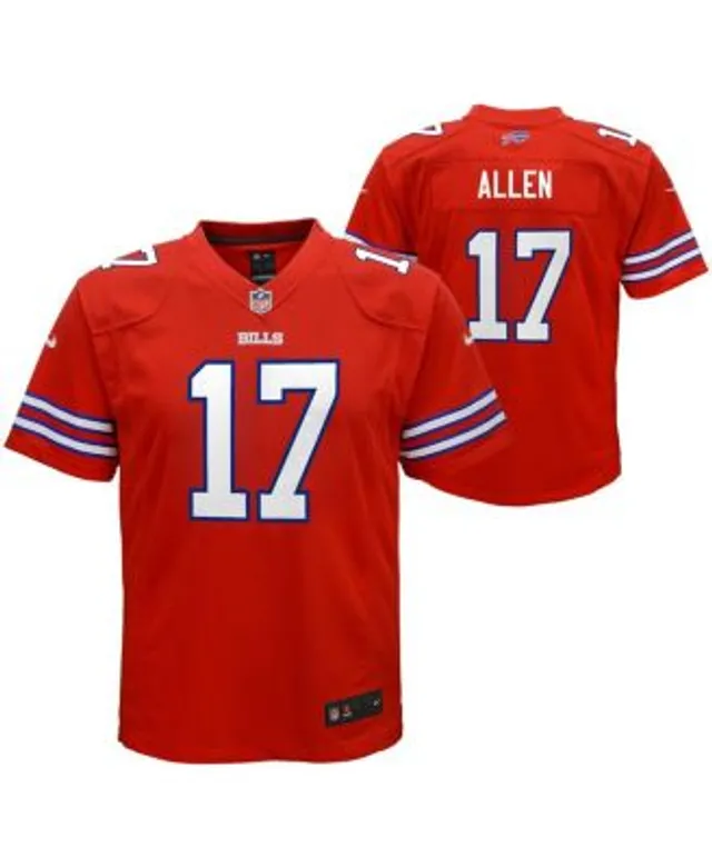 Josh Allen Buffalo Bills Nike Youth Atmosphere Game Jersey - Gray