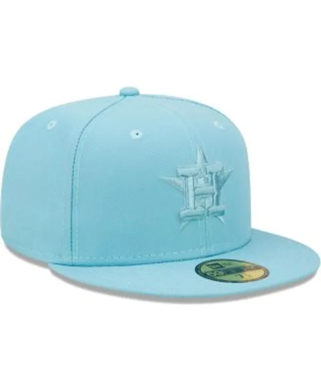 Men's Houston Astros New Era Sky Blue Logo White 59FIFTY Fitted Hat