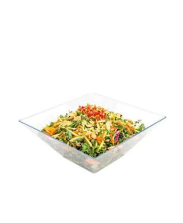 Smarty Had A Party 2 qt. Clear Oval Plastic Serving Bowls (24 Bowls)