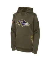 Nike Youth Boys Olive Baltimore Ravens 2022 Salute To Service