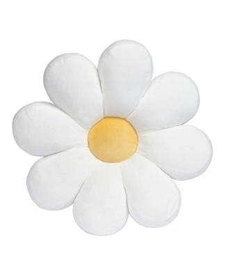 Sweet Daisy White Flower Decorative Pillow Plush Stuffed Toy