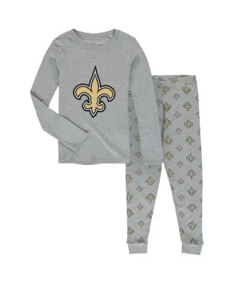 San Diego Padres Youth Allover Print Long Sleeve T-Shirt & Pants Sleep Set  - Brown