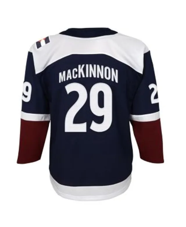 Lids Nathan MacKinnon Colorado Avalanche Youth Player Name & Number T-Shirt  - Burgundy