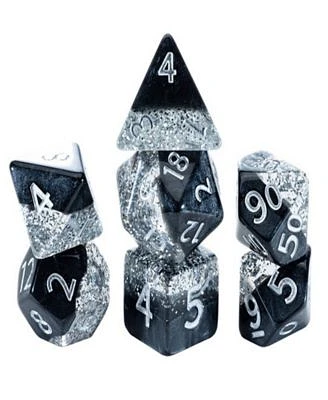 Halfsies Dice Sparkle Edition 7 Piece Dice Set