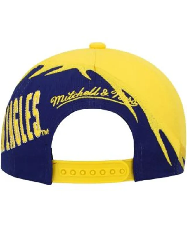 Youth Mitchell & Ness Powder Blue/Gold Los Angeles Chargers Shredder Adjustable Hat