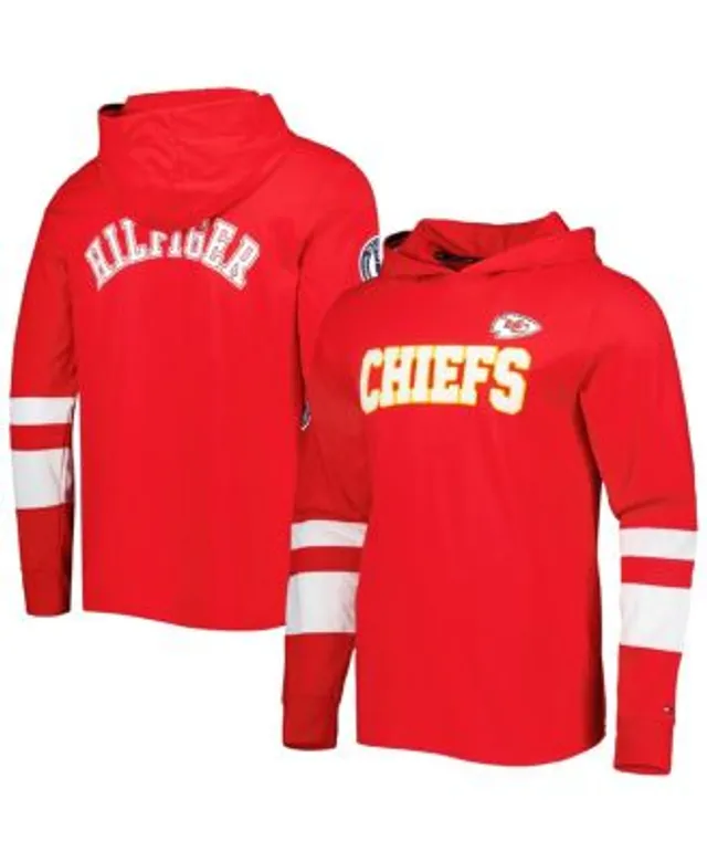 Men's Kansas City Chiefs Nike Red Sideline Pop Performance Pullover Long  Sleeve Hoodie T-Shirt