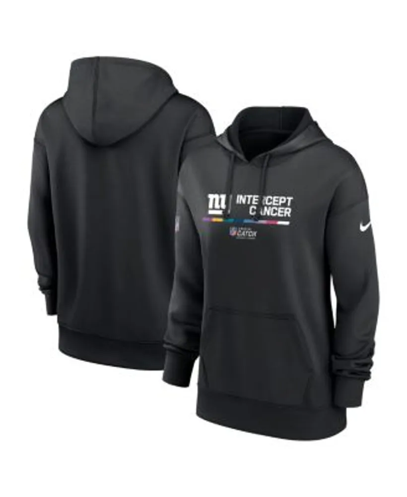 New York Giants Color Block Men's Nike NFL Pullover Hoodie.