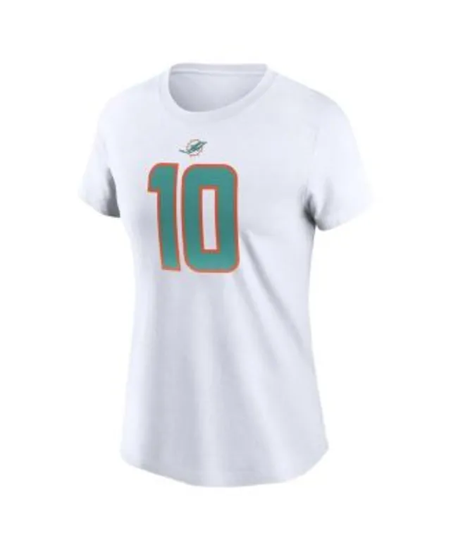 Men's Nike Tyreek Hill Orange Miami Dolphins Player Name & Number T-Shirt