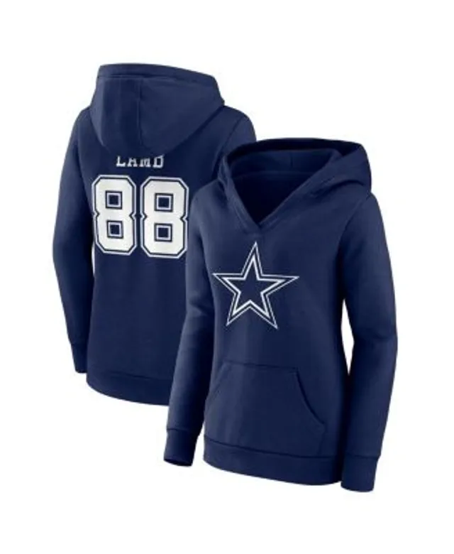 Men's Fanatics Branded CeeDee Lamb Navy Dallas Cowboys Player Icon Name &  Number Pullover Hoodie