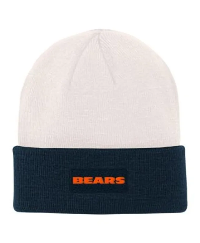 Youth Cream/Navy Dallas Cowboys Bone Cuffed Knit Hat