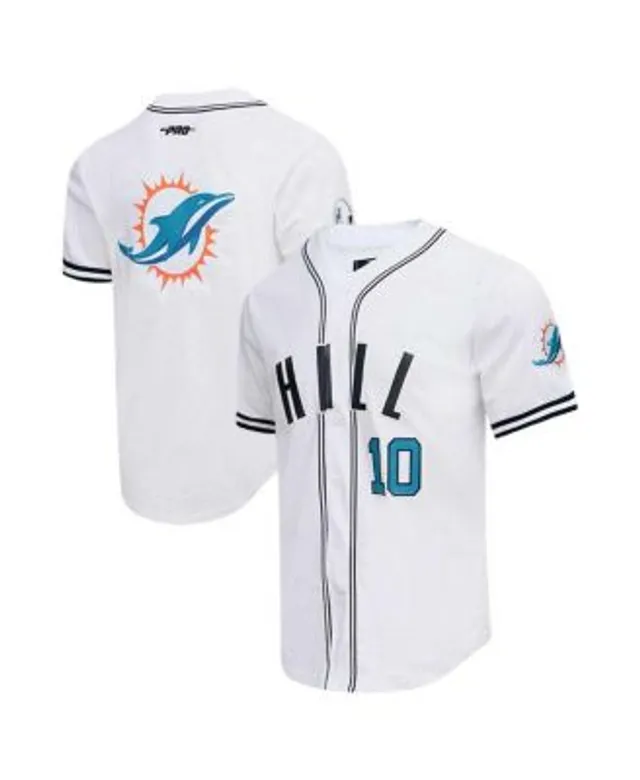 Men's Nike Tyreek Hill White Miami Dolphins Player Name & Number T-Shirt