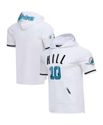 Women's Fanatics Branded Tua Tagovailoa Cream/Black Miami Dolphins Vintage  Player Name & Number Raglan 3/