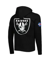 Nike Men's Therma Lockup (NFL Las Vegas Raiders) Full-Zip Hoodie Black