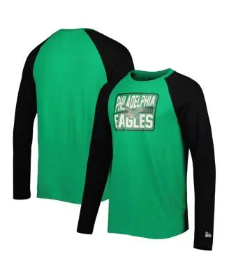 Philadelphia Eagles Nike Sideline Lockup Performance Long Sleeve T-Shirt -  Black