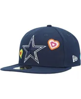 Dallas Cowboys New Era Youth Coach D 59FIFTY Fitted Hat - Navy