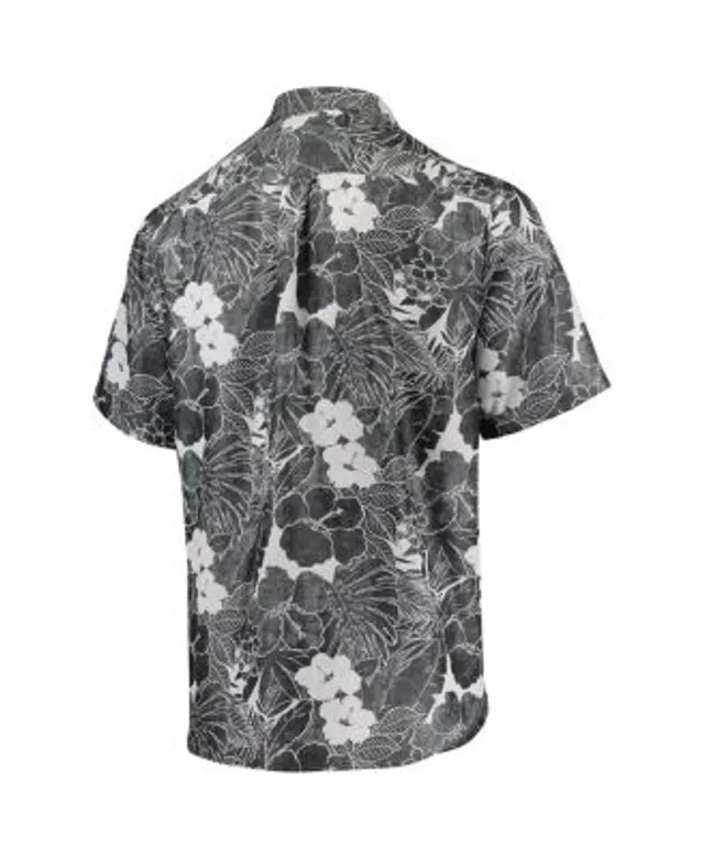 Tommy Bahama Gray Tampa Bay Buccaneers Coconut Point Frondly Fan Camp IslandZone Button-Up Shirt