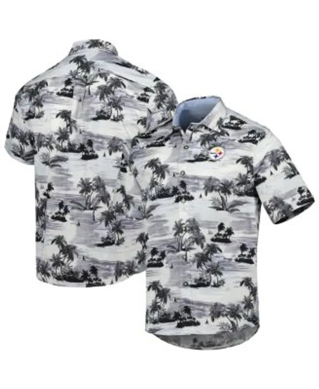 Tommy Bahama Men's Black Pittsburgh Steelers Sport Jungle Shade Camp Button-Down  Shirt - Macy's