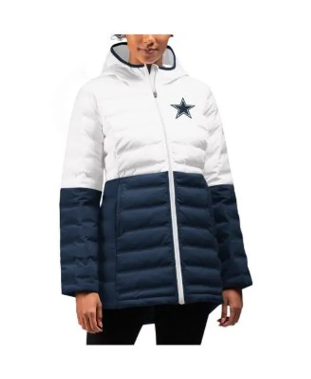 Starter Women's Dallas Cowboys Zip-Front Track Jacket Xs / Cowboys Navy Women Outerwear