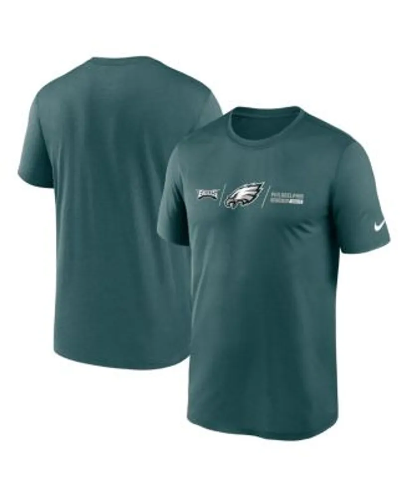 Women's Midnight Green Philadelphia Eagles Stripe Sleeve Tunic