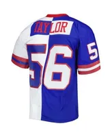 Men's Mitchell & Ness Lawrence Taylor White New York Giants Legacy Replica  Jersey