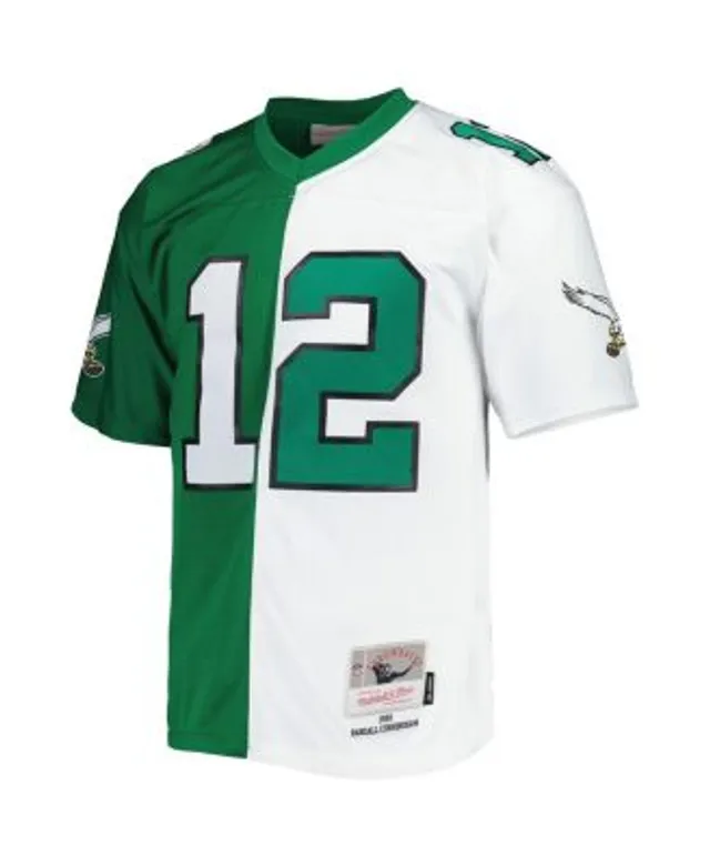 Mitchell & Ness Men's Randall Cunningham Kelly Green and White