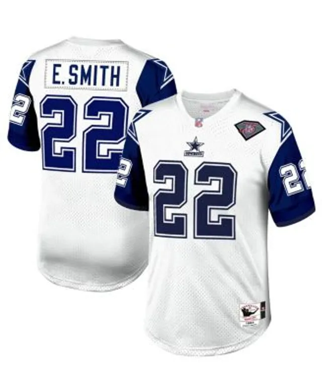 Men's Mitchell & Ness Troy Aikman White/Navy Dallas Cowboys 1994 Authentic Retired Player Jersey