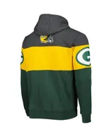 Men's Nike Heather Green Bay Packers Sleeveless Pullover Hoodie